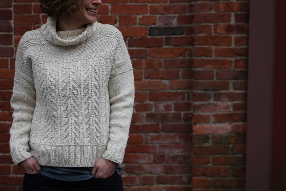 Fall sweater knitting pattern
