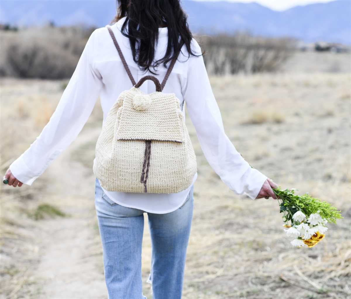Knit messenger bag pattern