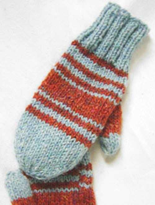 Free knitting patterns mittens adults
