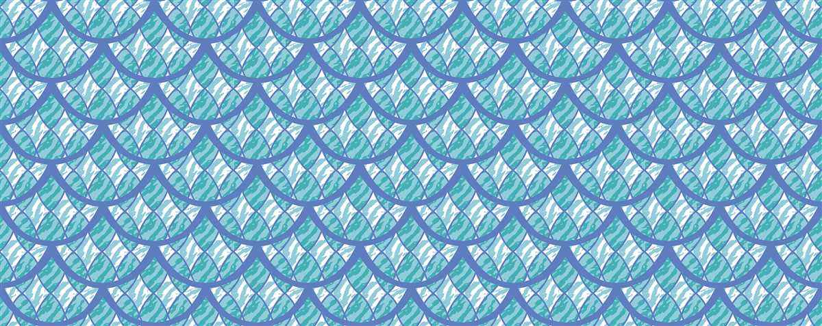 Fish scale knitting pattern