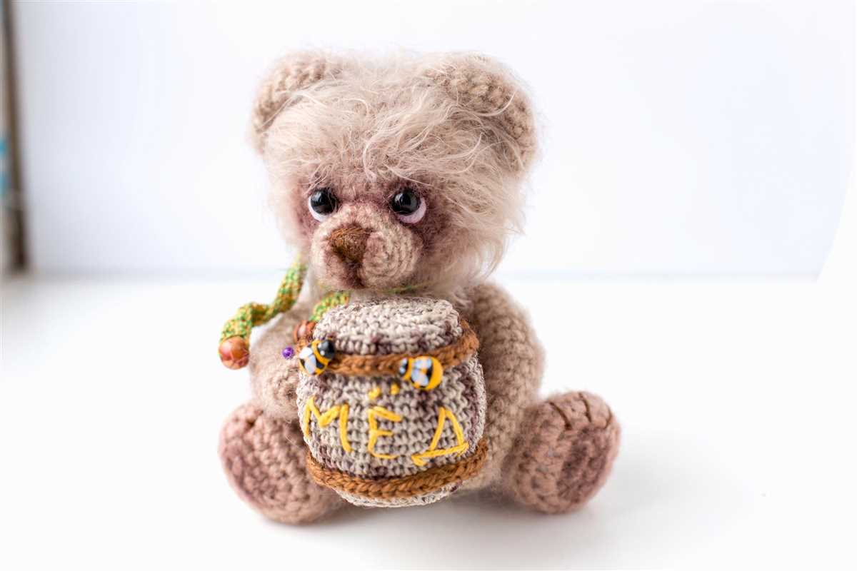 Fluffy teddy bear knitting pattern