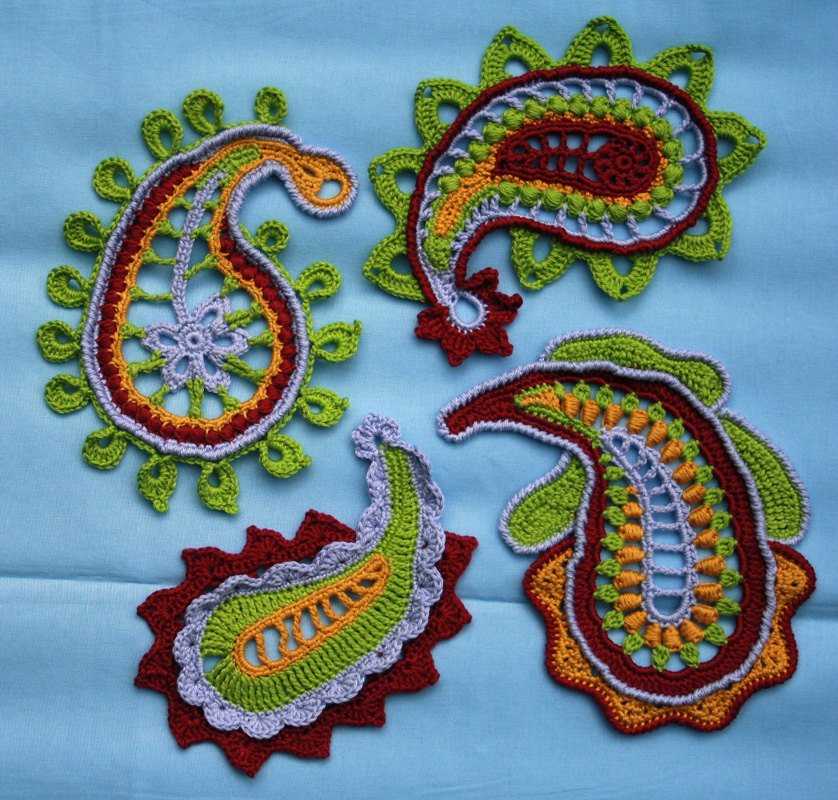 Paisley knitting pattern