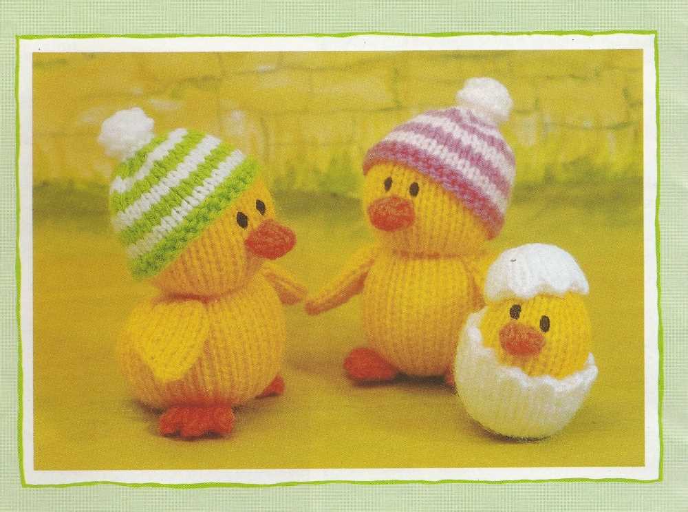 Easter duck knitting pattern