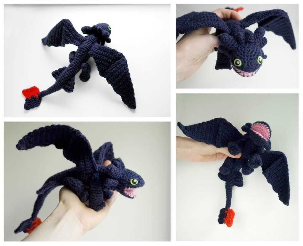 Toothless knitting pattern