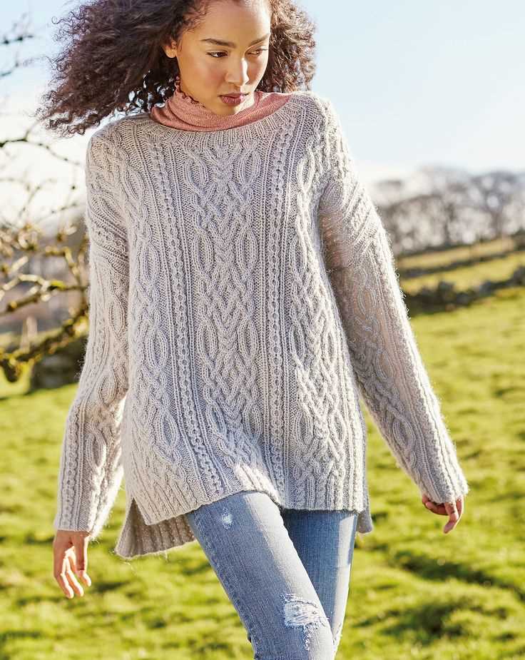 Free cable sweater knitting patterns