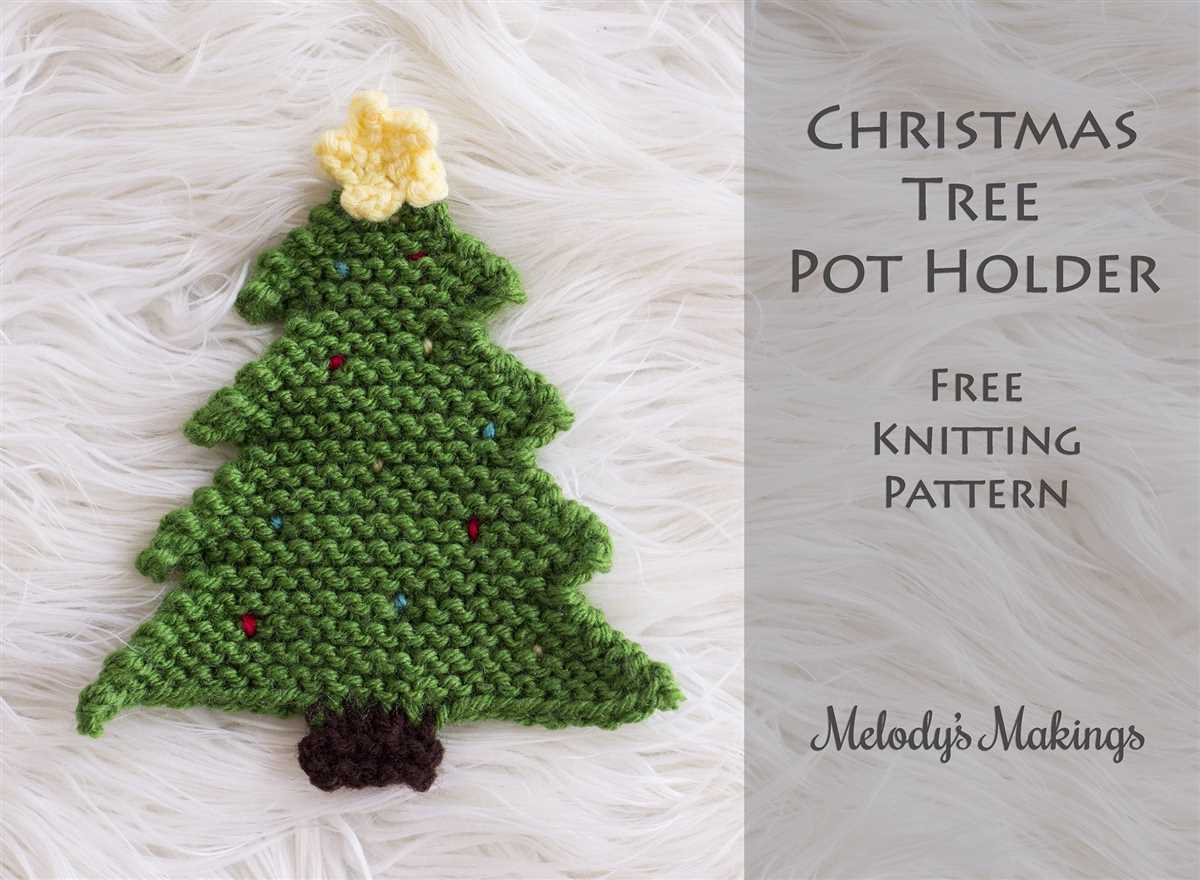 Free christmas garland knitting patterns