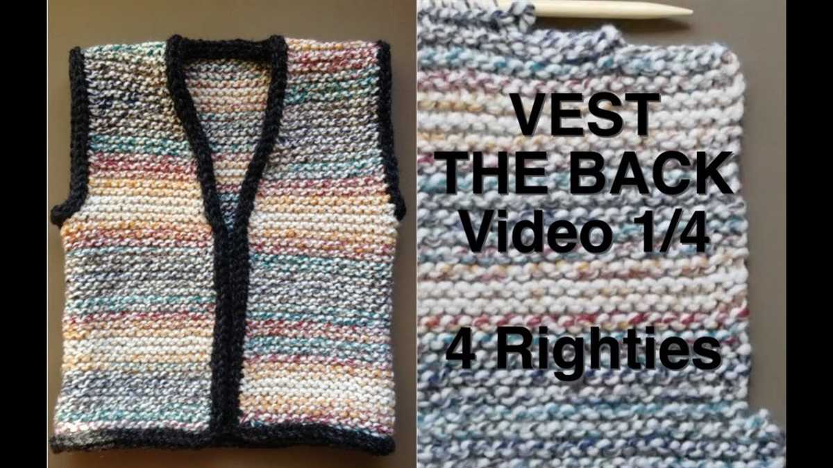 Knitted vest patterns