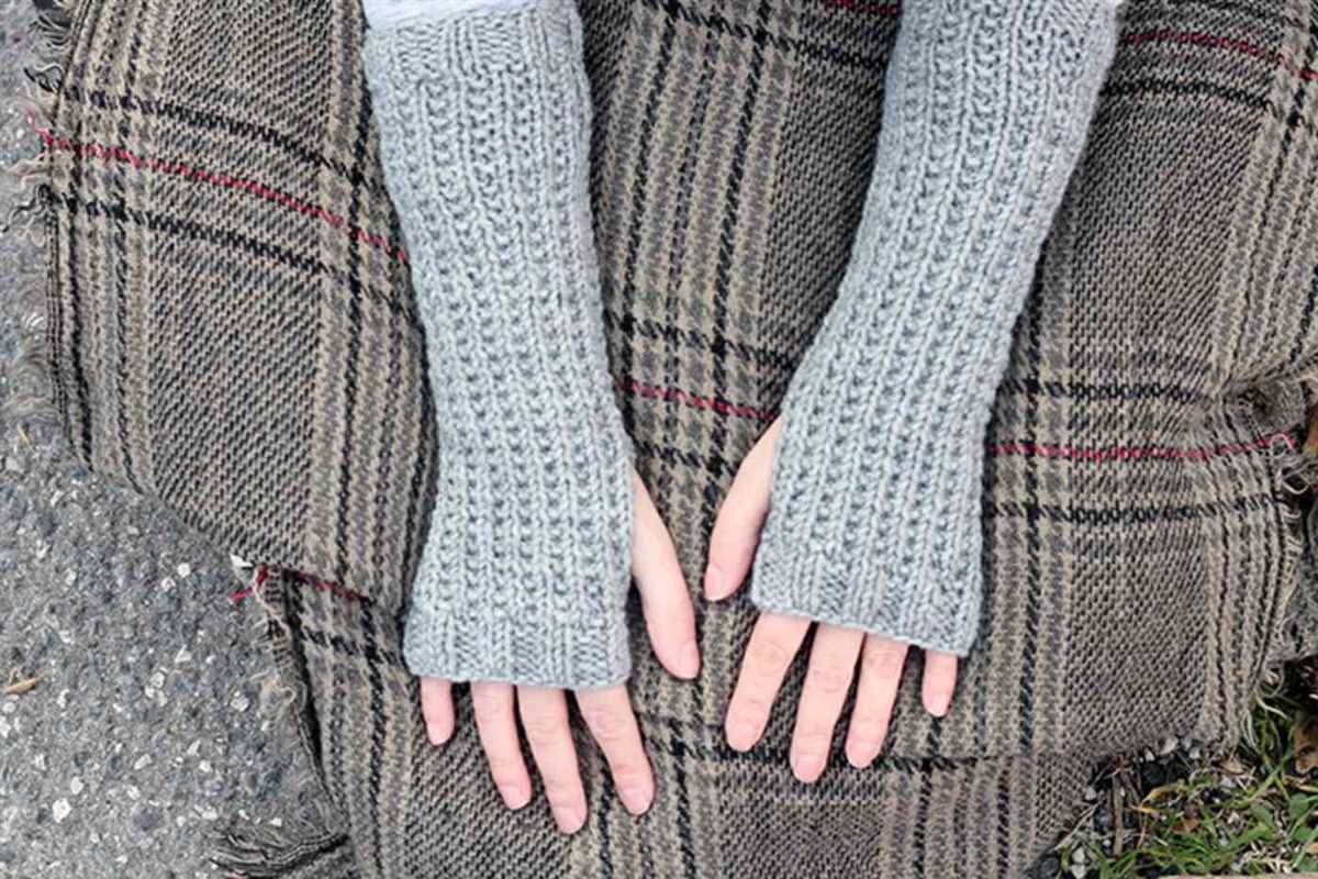 Free gloves knitting pattern