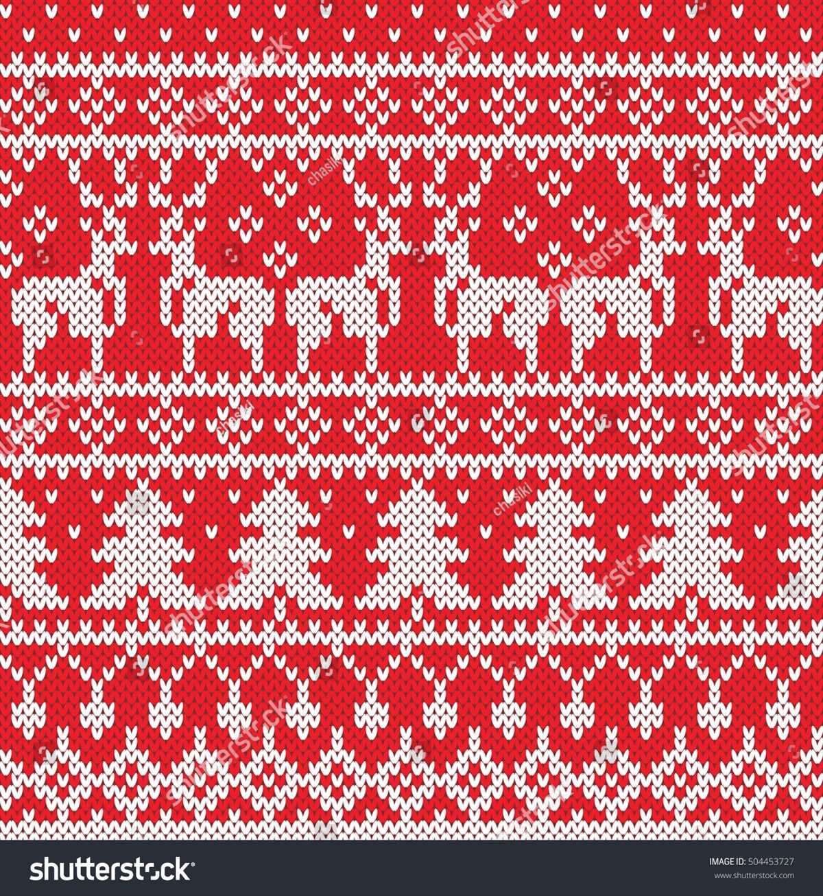 Mushroom sweater knit pattern