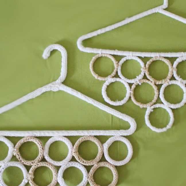 Knitted coat hanger patterns