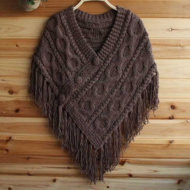 Free knit poncho patterns for adults