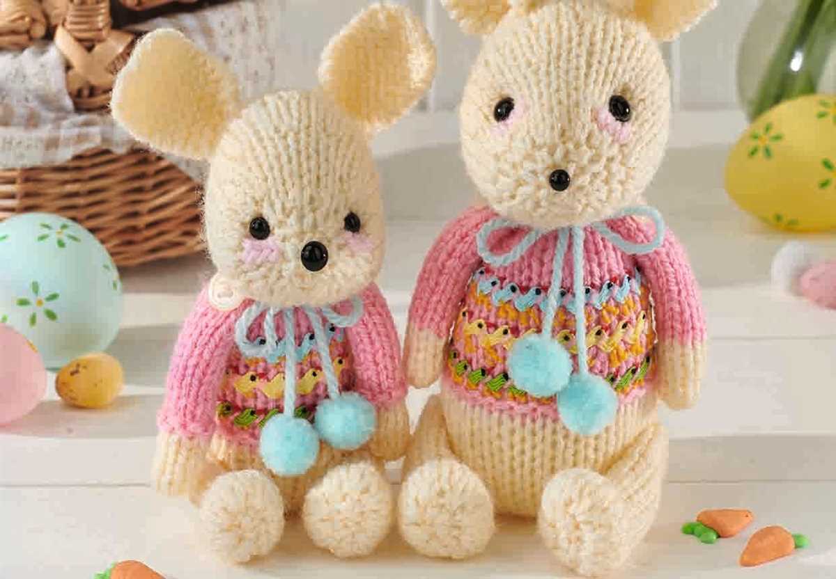 Free knitted bunny pattern