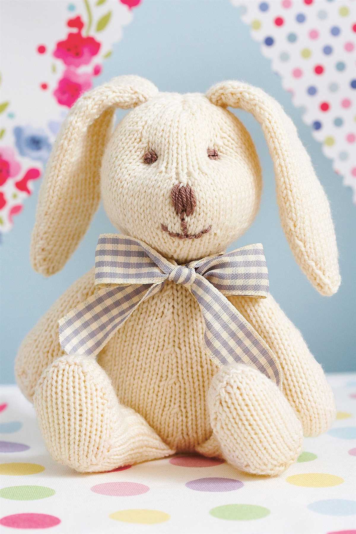 Free knitted bunny pattern