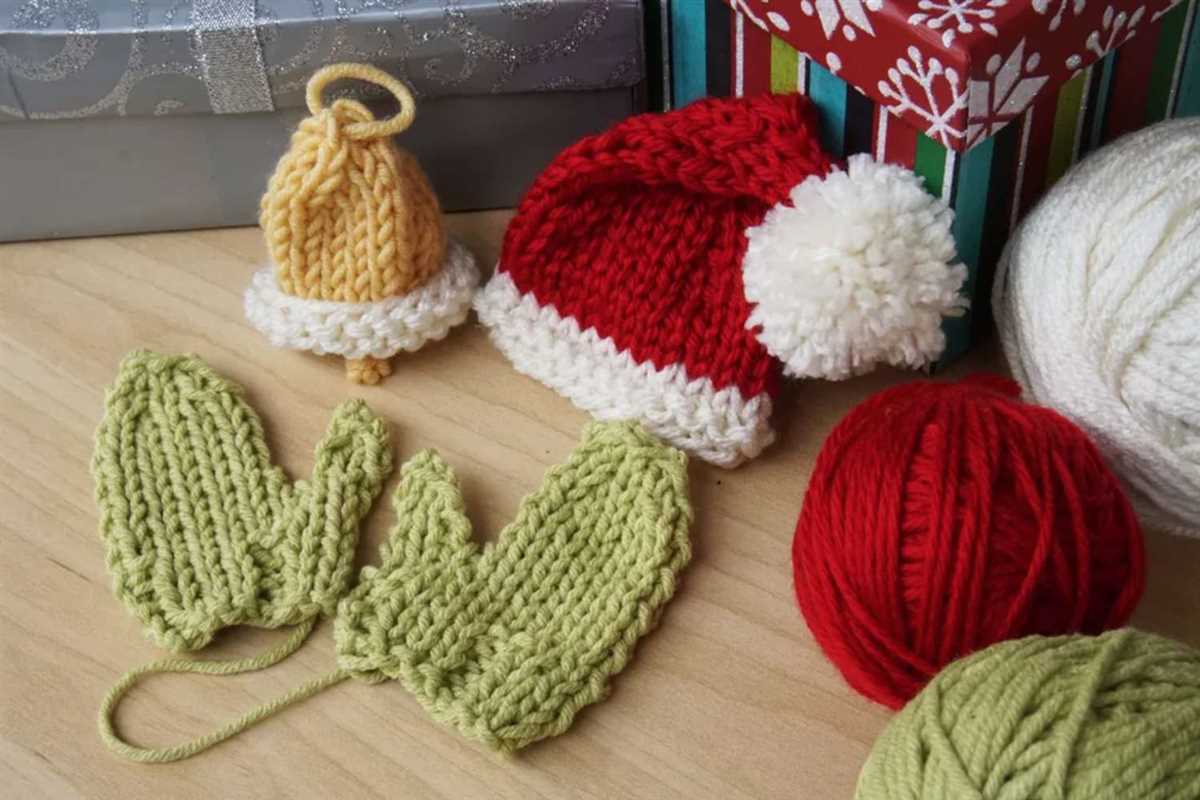 Free knitted christmas bell pattern