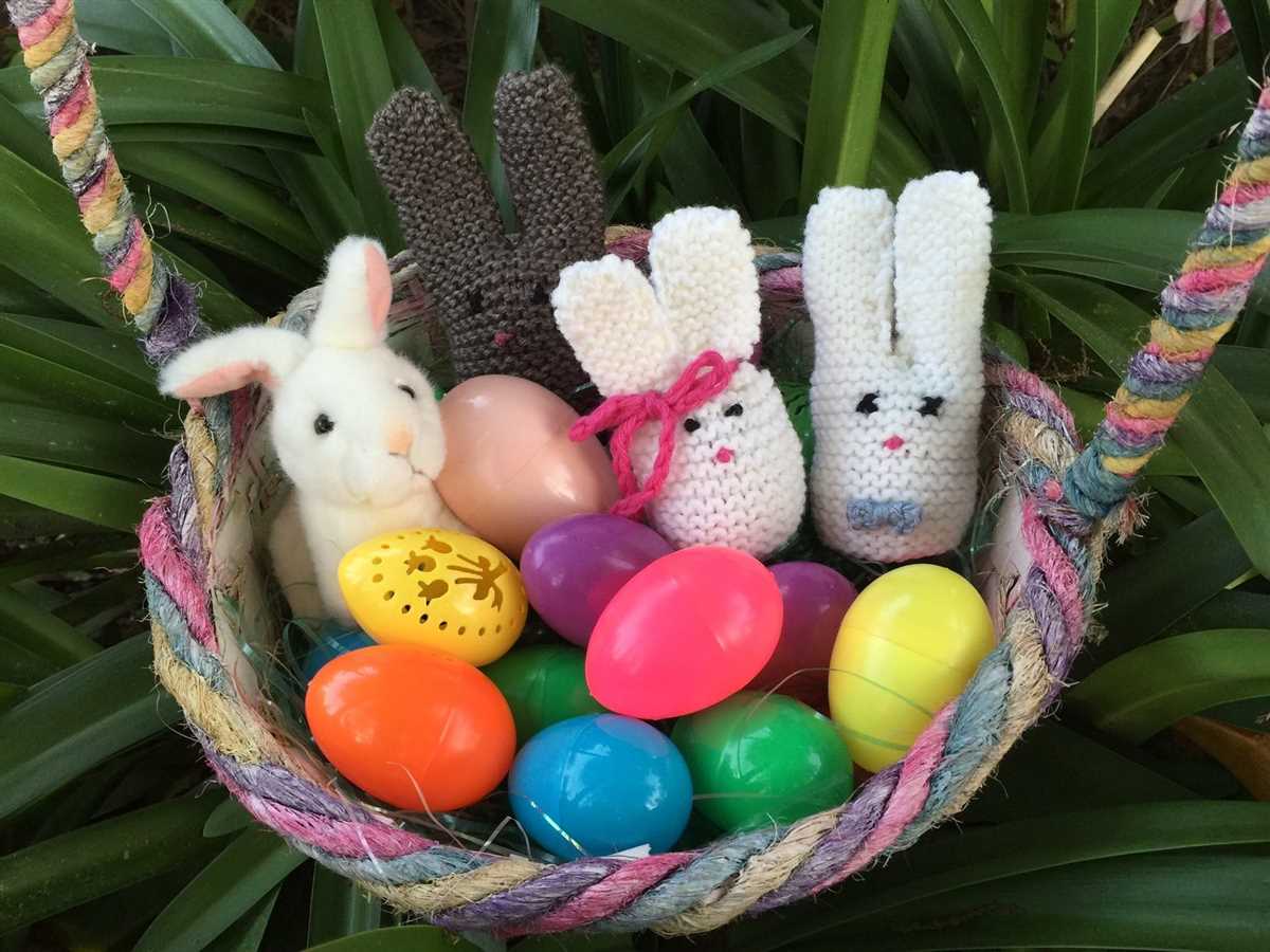 Free knitted easter bunny pattern