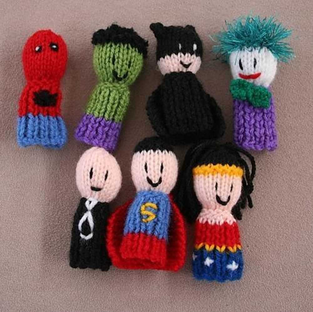 Free knitted glove puppet patterns