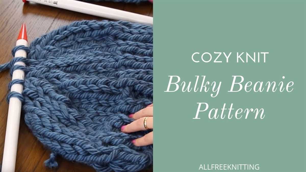 Free knitted hat patterns for bulky yarn