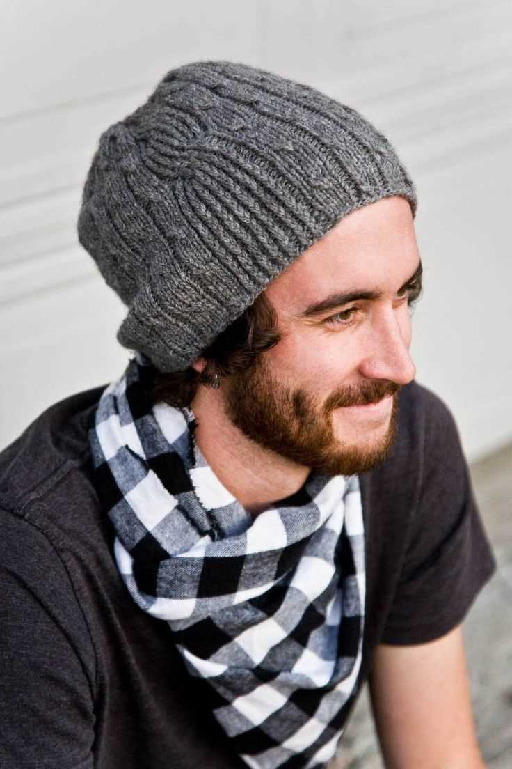 Free knitting pattern for mans hat