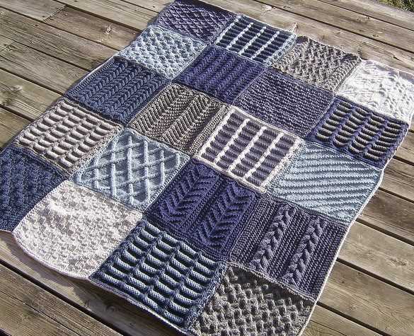 Free knitting patterns blanket squares
