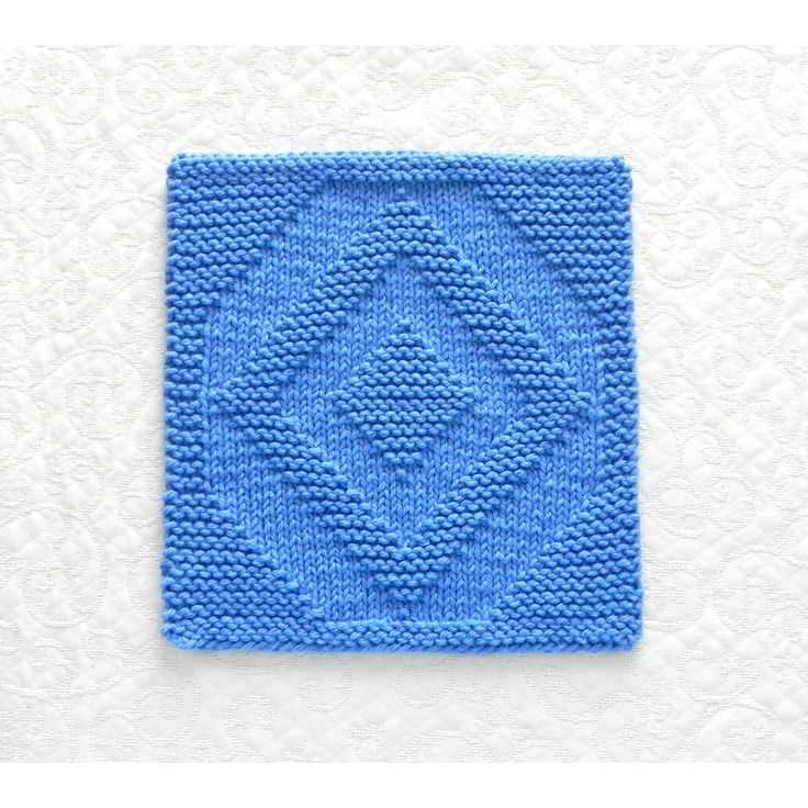 Christmas knit dishcloth pattern