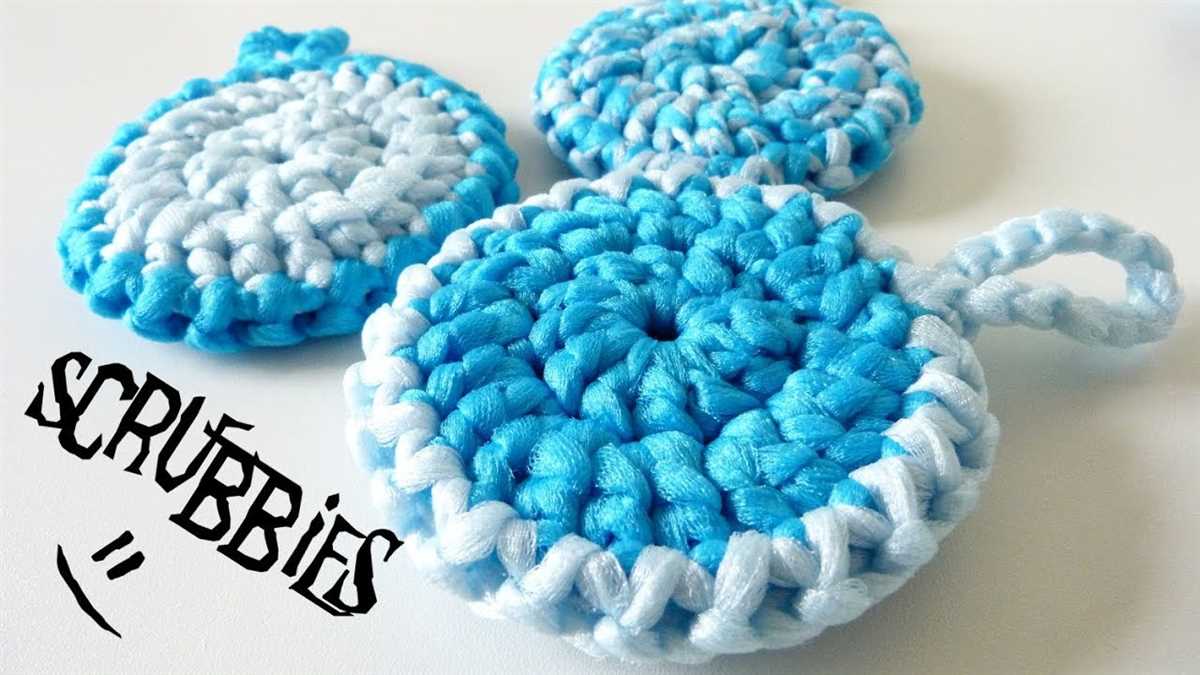 Knitted dish scrubbie pattern