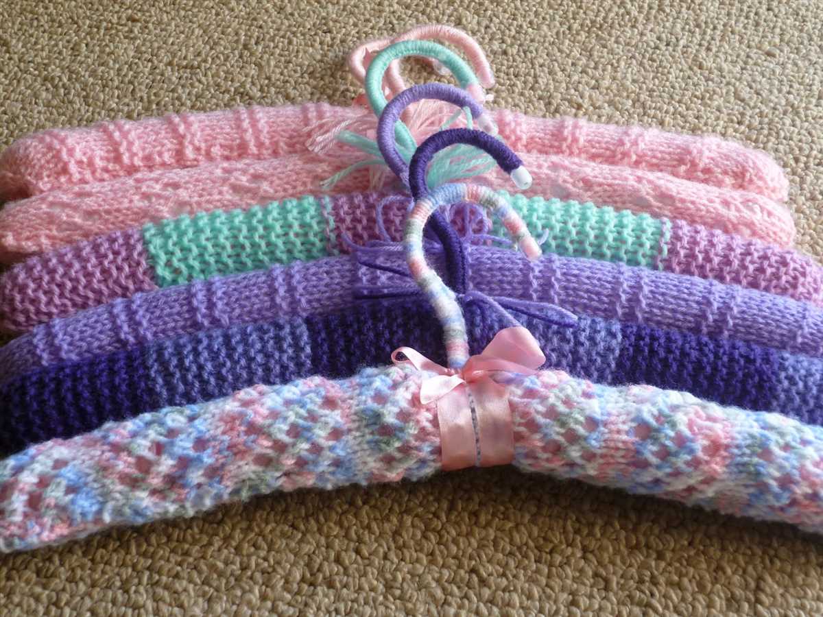 Knitted coat hanger patterns