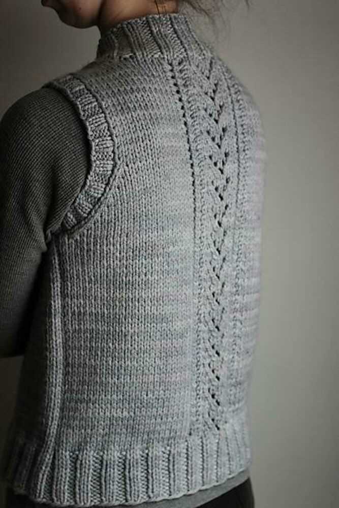 Circle vest knitting pattern