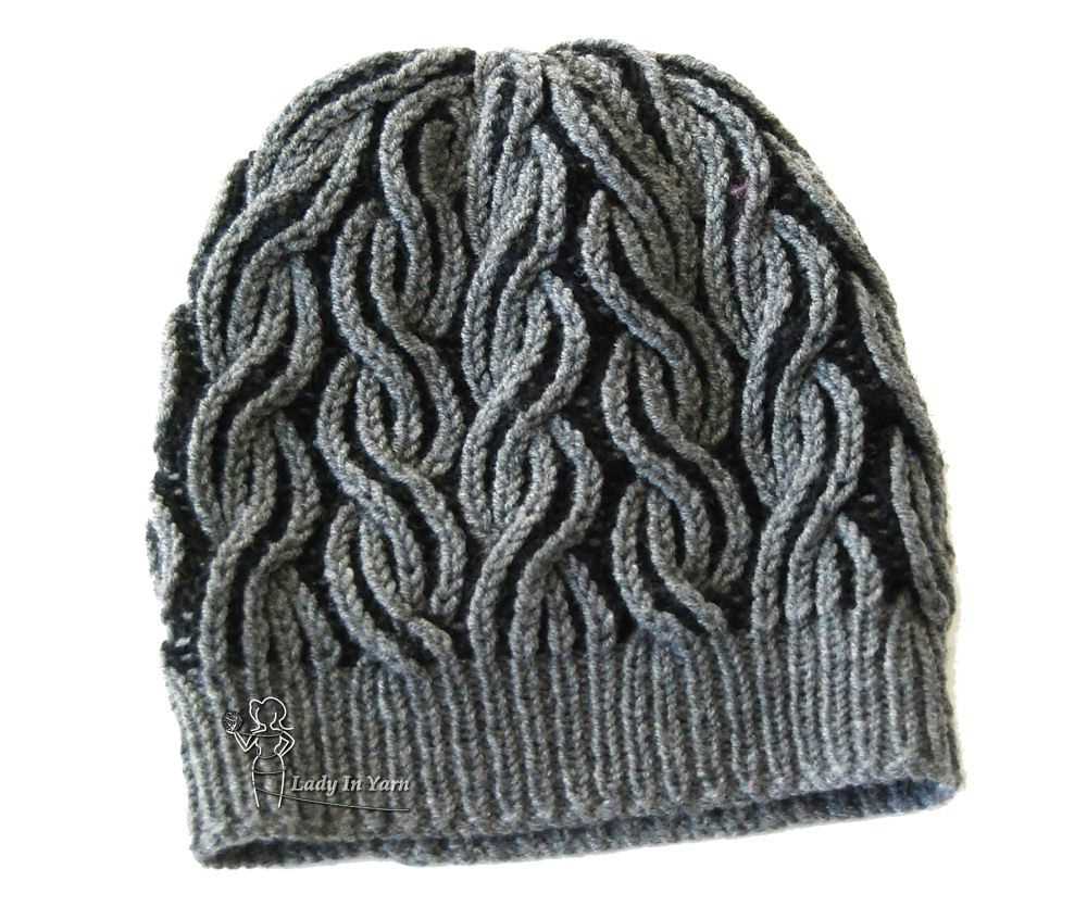 Two color knit hat pattern free