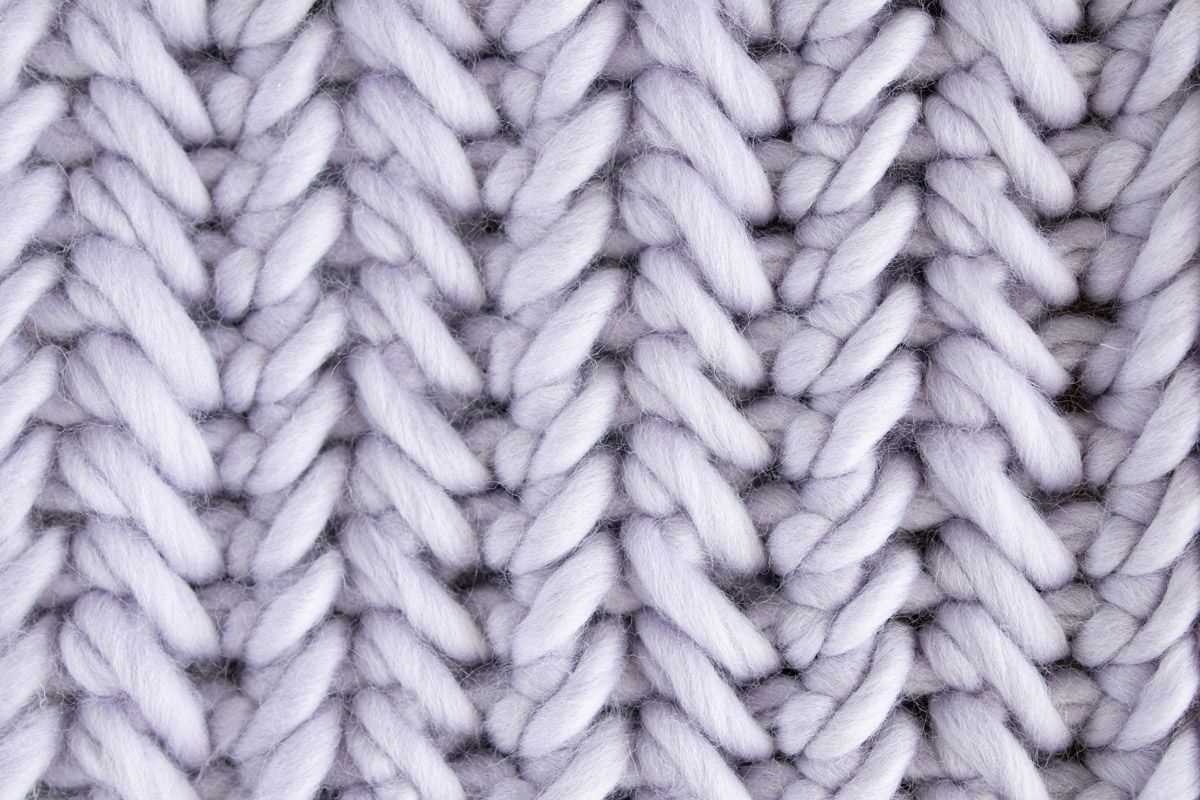 Herringbone knit blanket pattern free