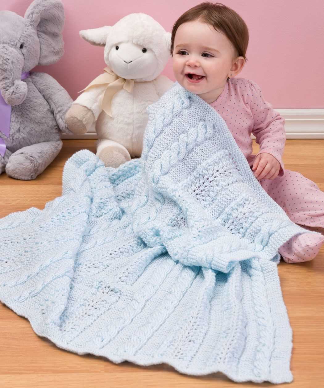 Free baby blankets knitting patterns
