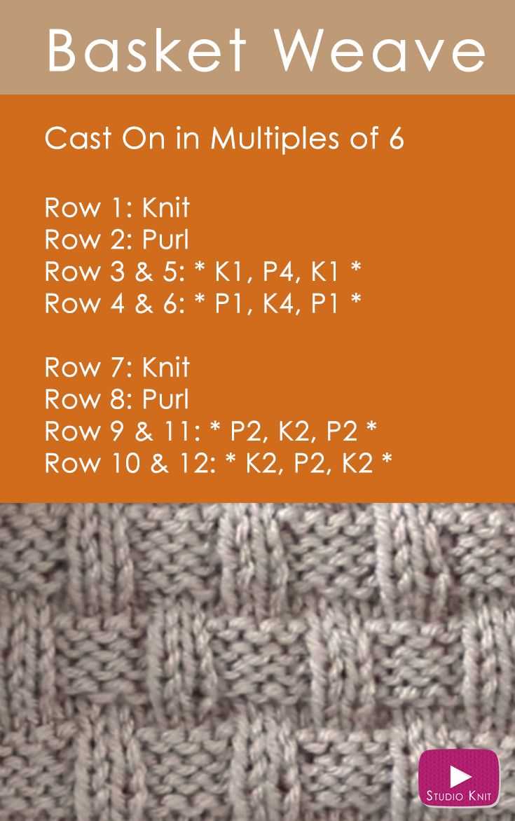 Free basketweave knitting pattern