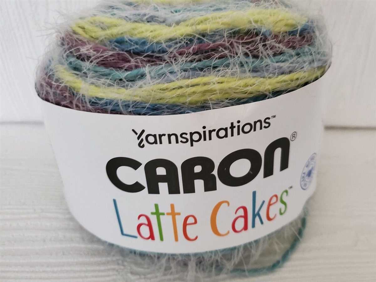 Caron latte cakes knit scarf patterns