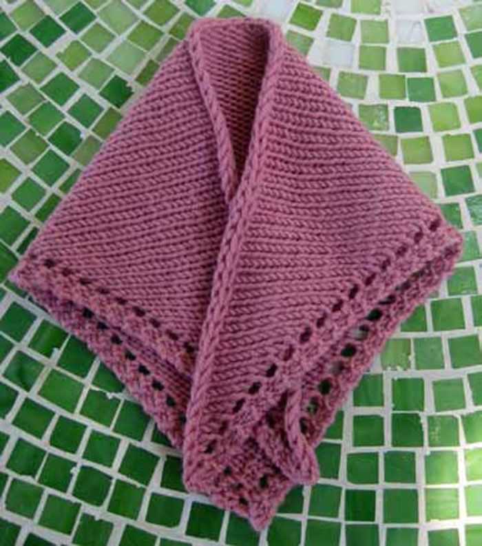 Free easy knit prayer shawl pattern