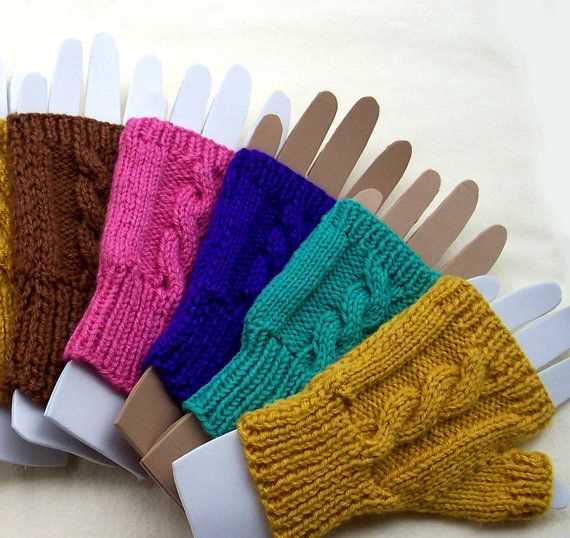 Free fingerless glove knitting pattern