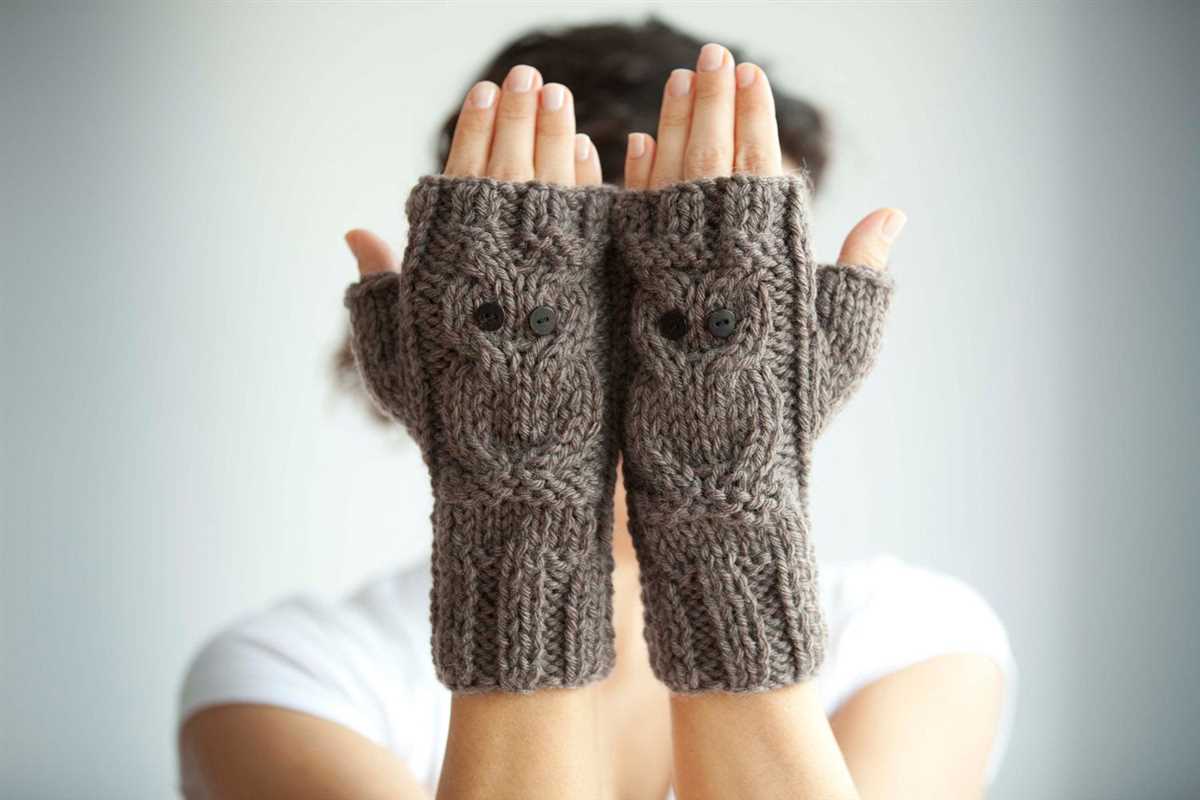 Free gloves knitting pattern
