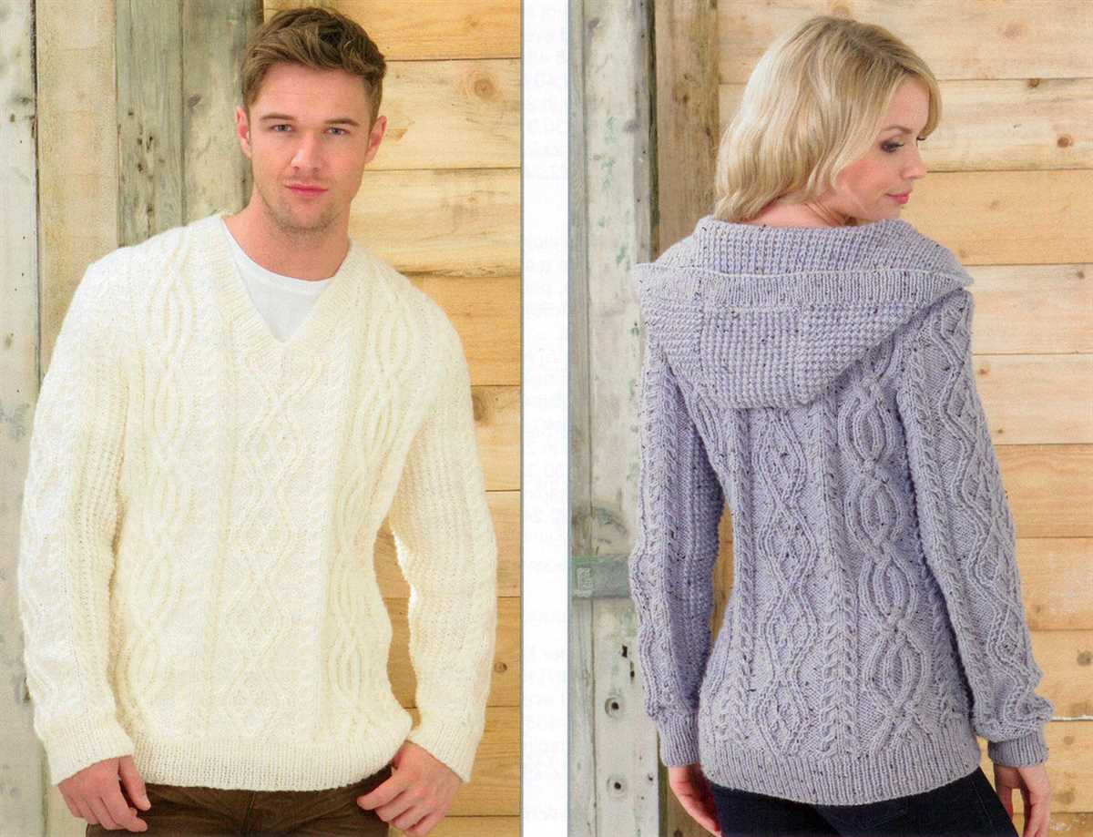 Free hooded cardigan knitting pattern