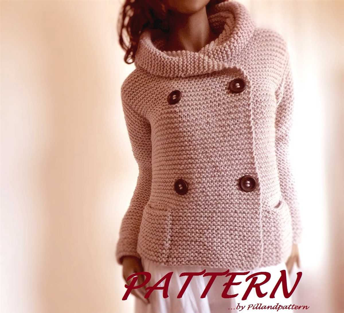 Free hooded cardigan knitting pattern