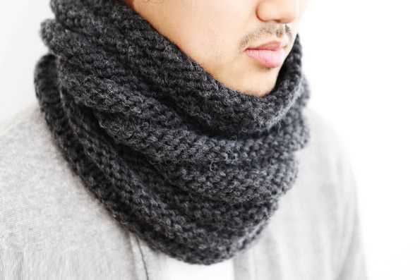 Free mens cowl knitting pattern