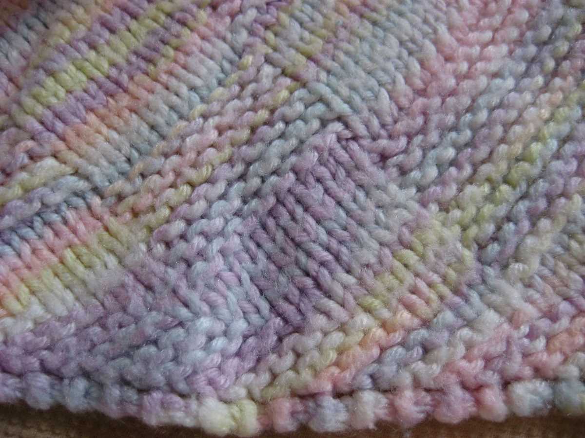 Knit baby blanket patterns