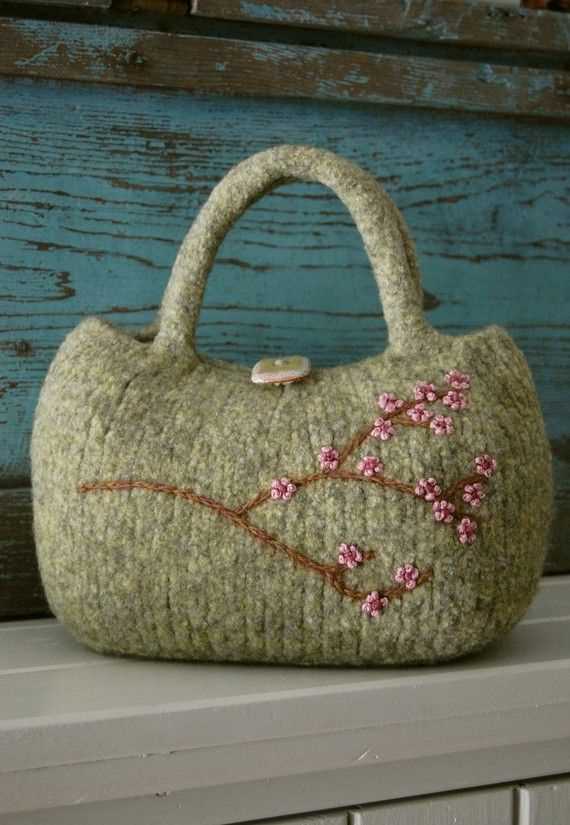 Knitted felted bag patterns