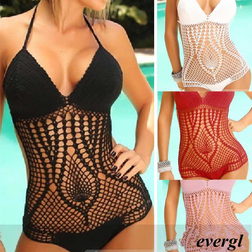 Knitted bathing suit cover up pattern