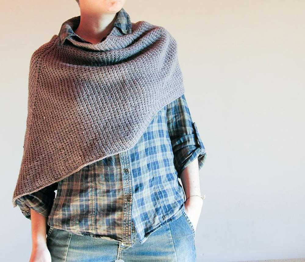 Free knit poncho patterns for adults