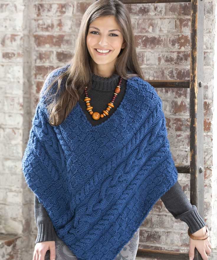 Free knit poncho patterns for adults