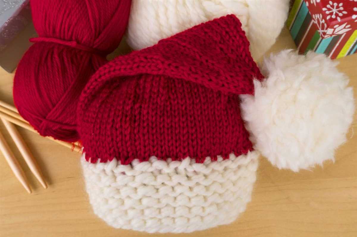 Free knit santa hat pattern