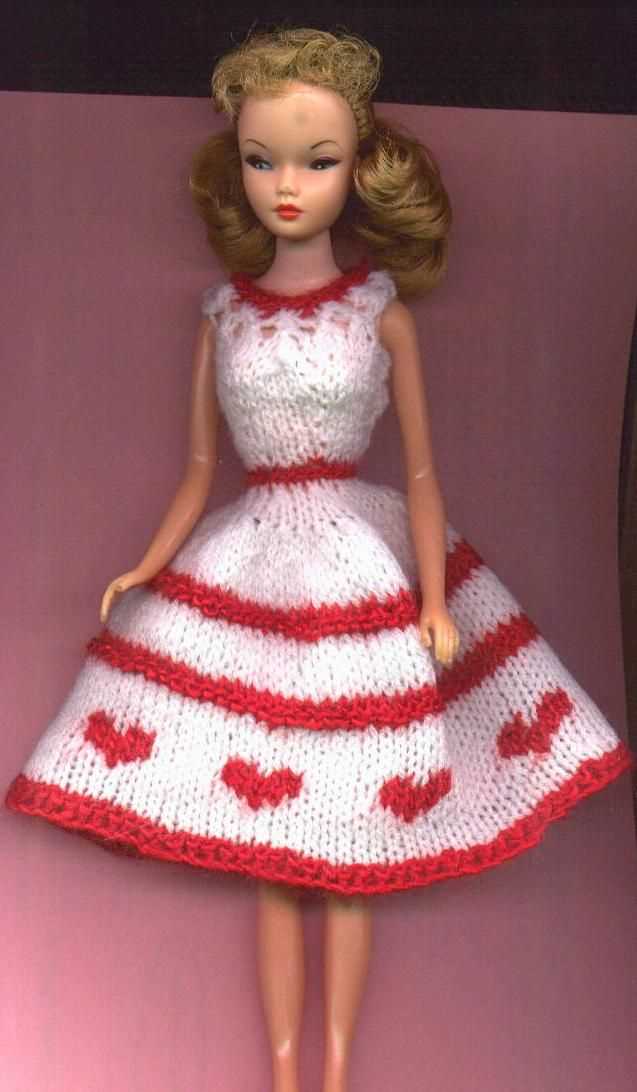 Free knitted barbie clothes patterns