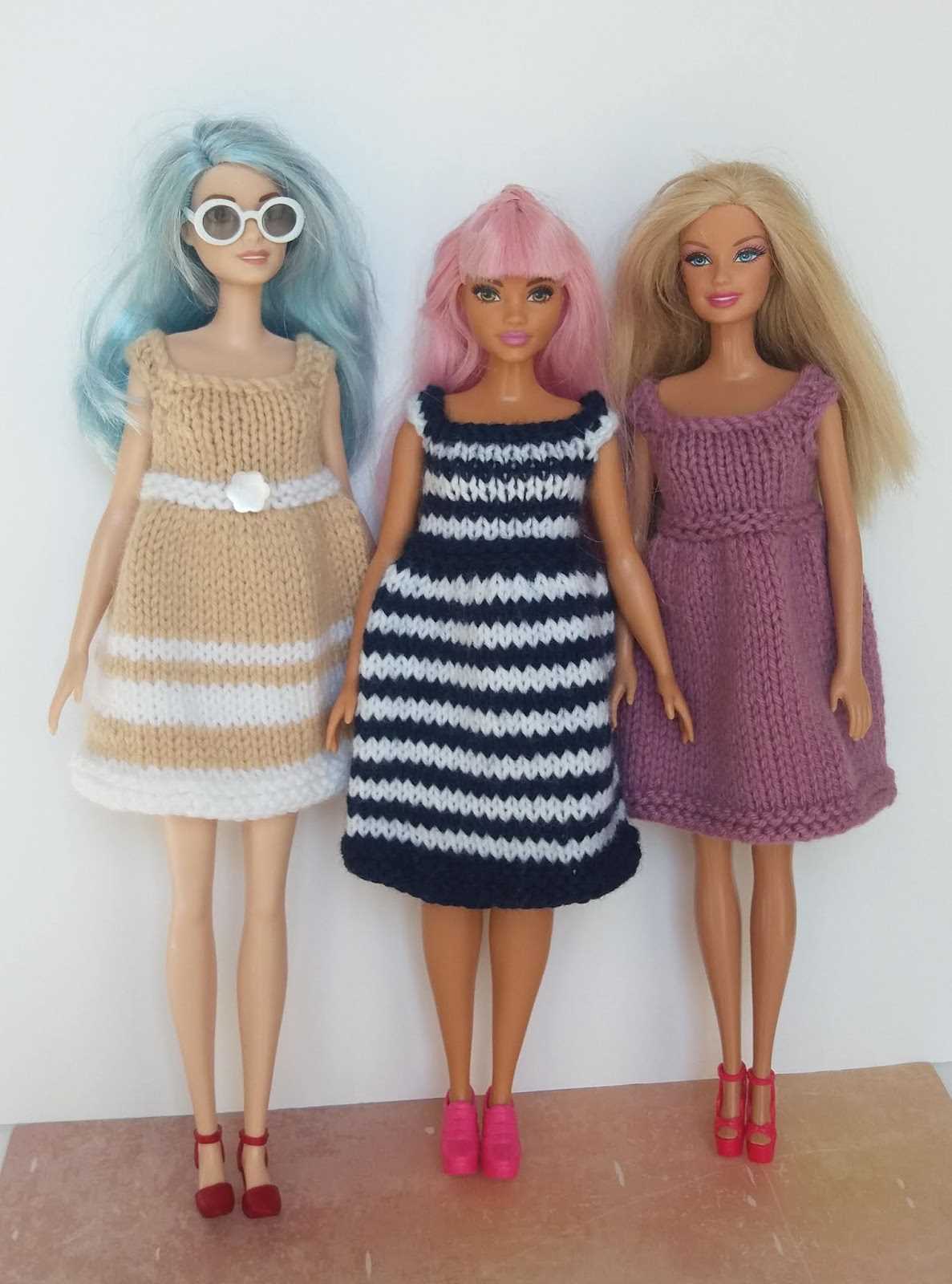 Free knitted barbie clothes patterns
