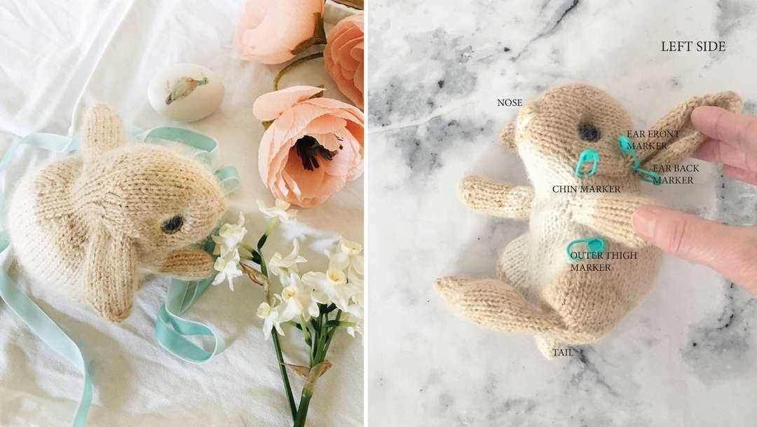 Free knitted easter bunny pattern