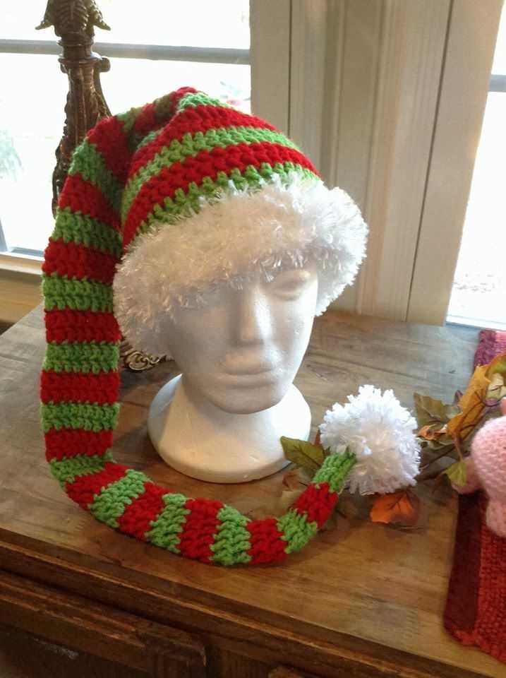 Free knitted elf hat pattern