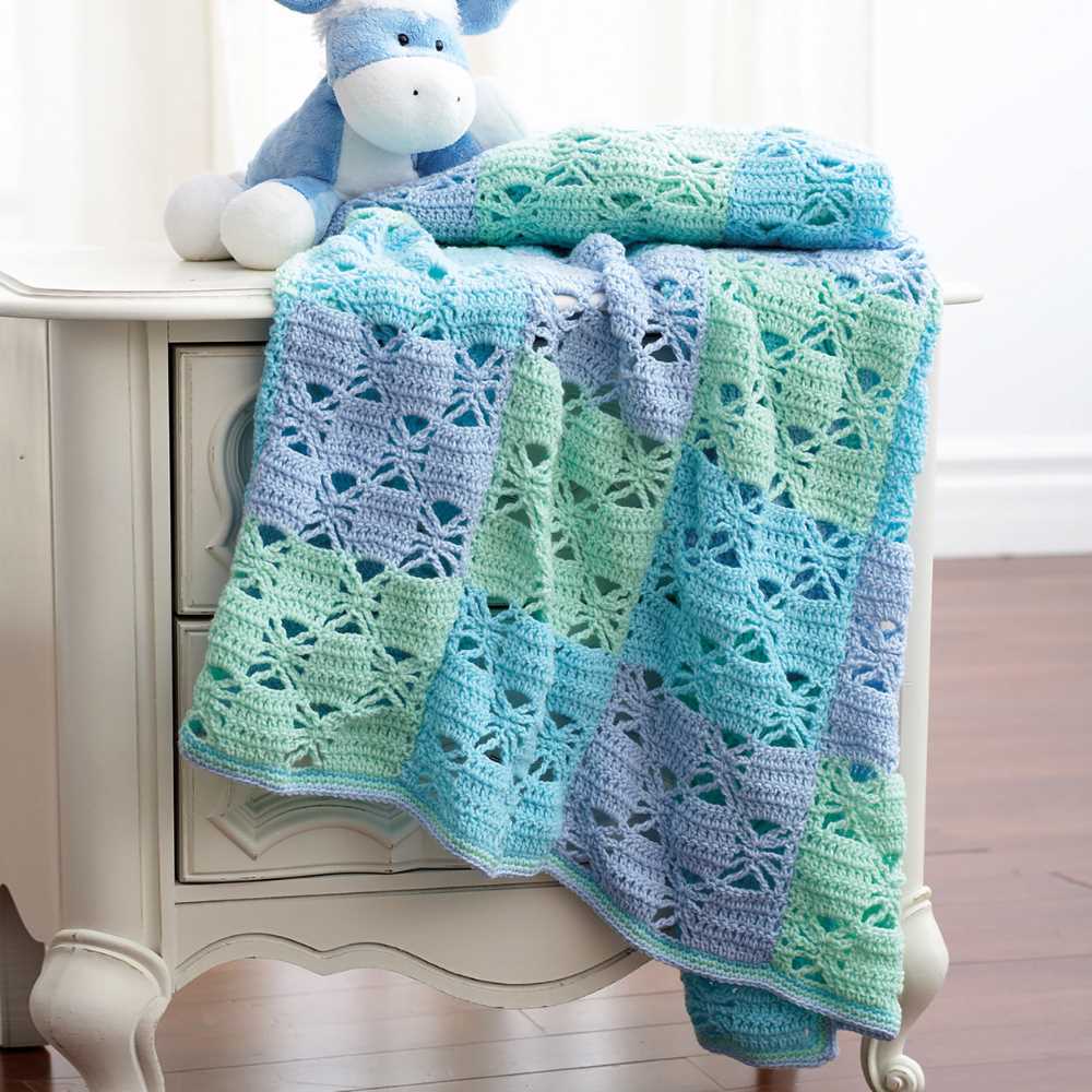 Free knitted lovey blanket pattern