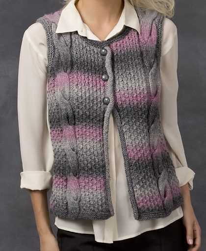 Free knitted vest pattern bulky yarn